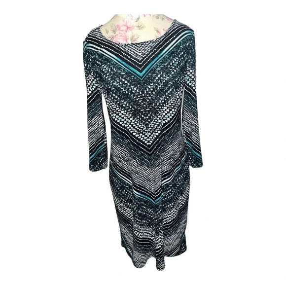 Dana Buchman Women’s Printed Matte Jersey Dress Size s - Picture 4 of 10